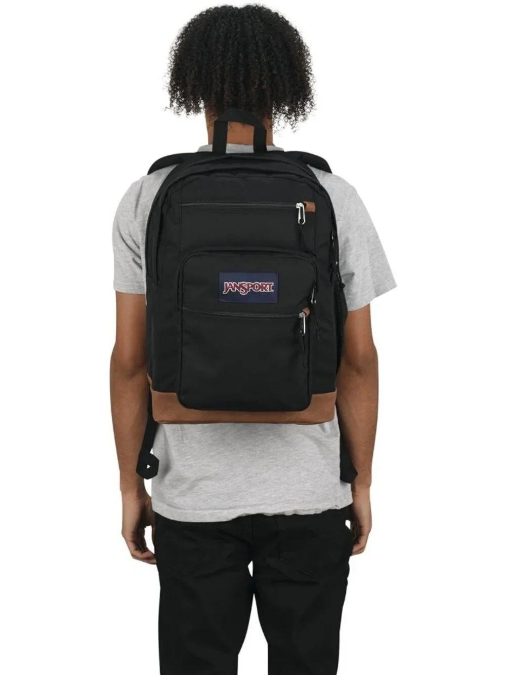 Stylish Black Laptop Backpack with 15